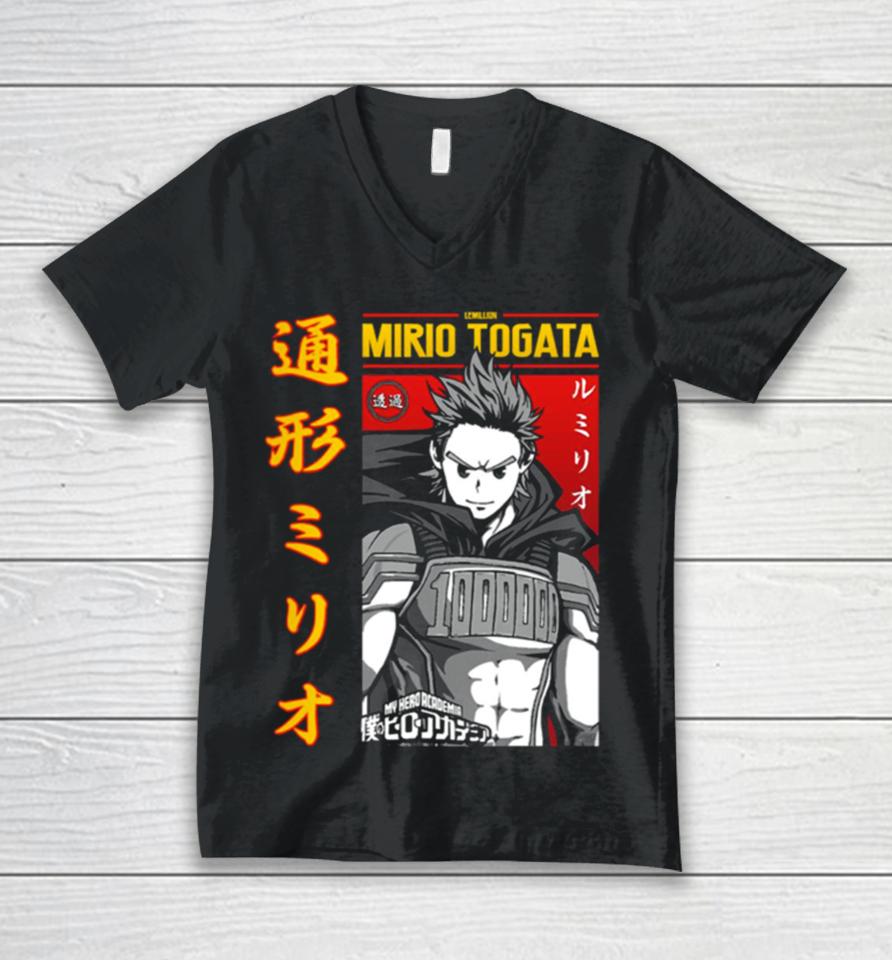 Mirio Togata My Hero Academia Japanese Style Unisex V-Neck T-Shirt