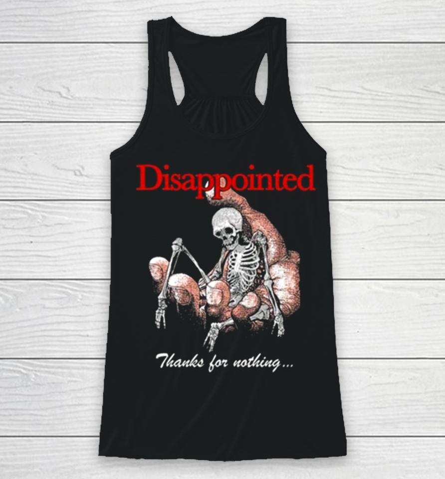 Misery Worldwide Misery Worldwide Disappointed Thanks For Nothing Jumbo Print Racerback Tank