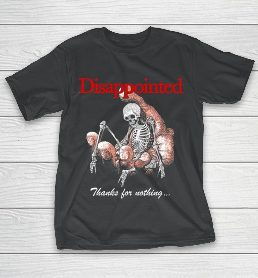 Misery Worldwide Misery Worldwide Disappointed Thanks For Nothing Jumbo Print T-Shirt
