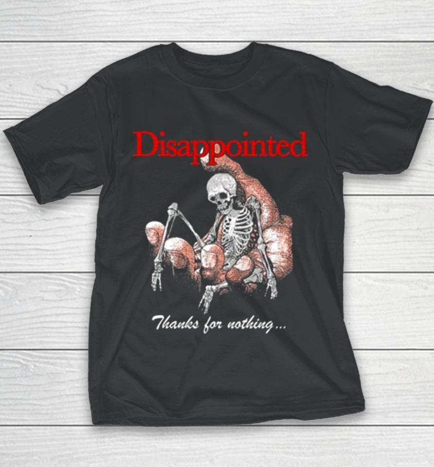 Misery Worldwide Misery Worldwide Disappointed Thanks For Nothing Jumbo Print Youth T-Shirt