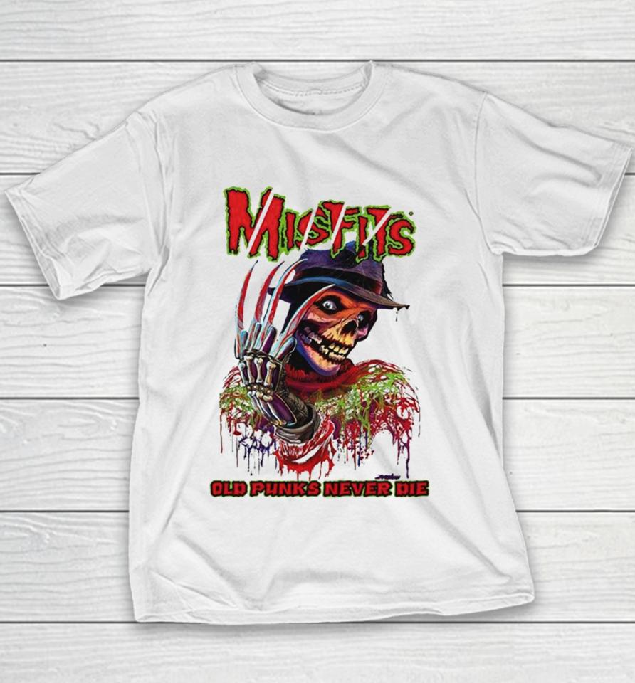 Misfits Old Punks Never Die Skeleton Youth T-Shirt