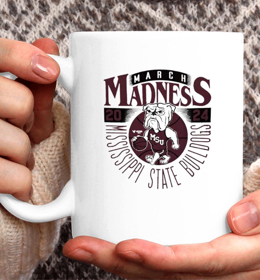 Mississippi State Bulldogs 2024 March Madness Mascot Coffee Mug