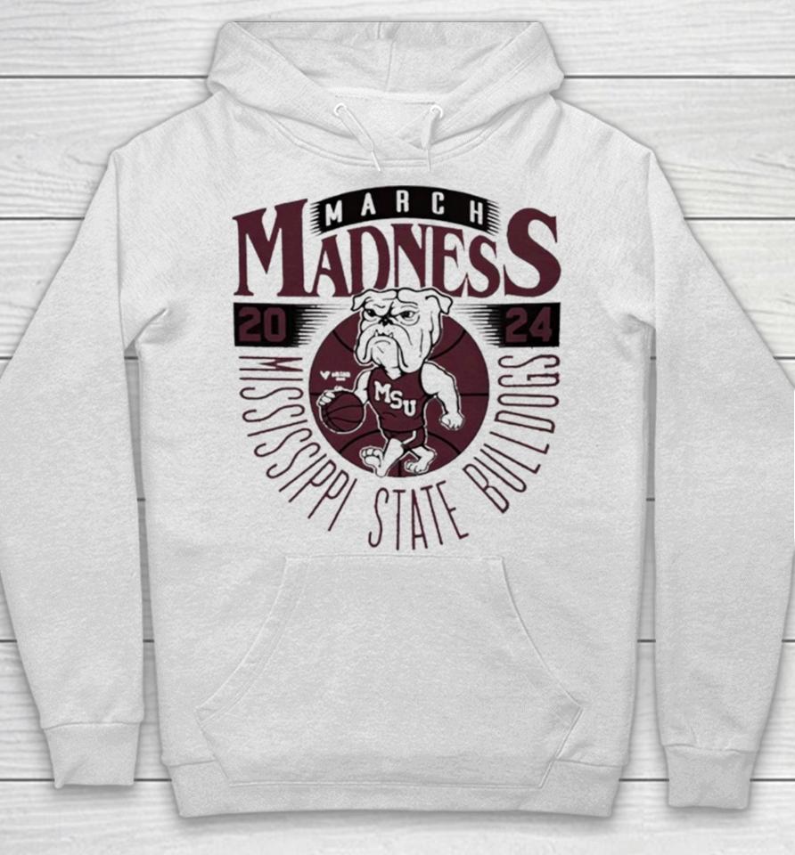 Mississippi State Bulldogs 2024 March Madness Mascot Hoodie