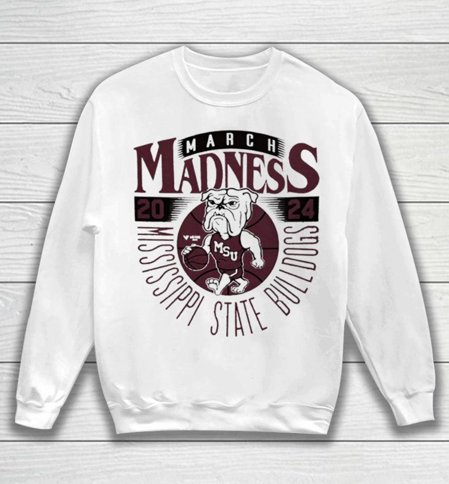 Mississippi State Bulldogs 2024 March Madness Mascot Sweatshirt