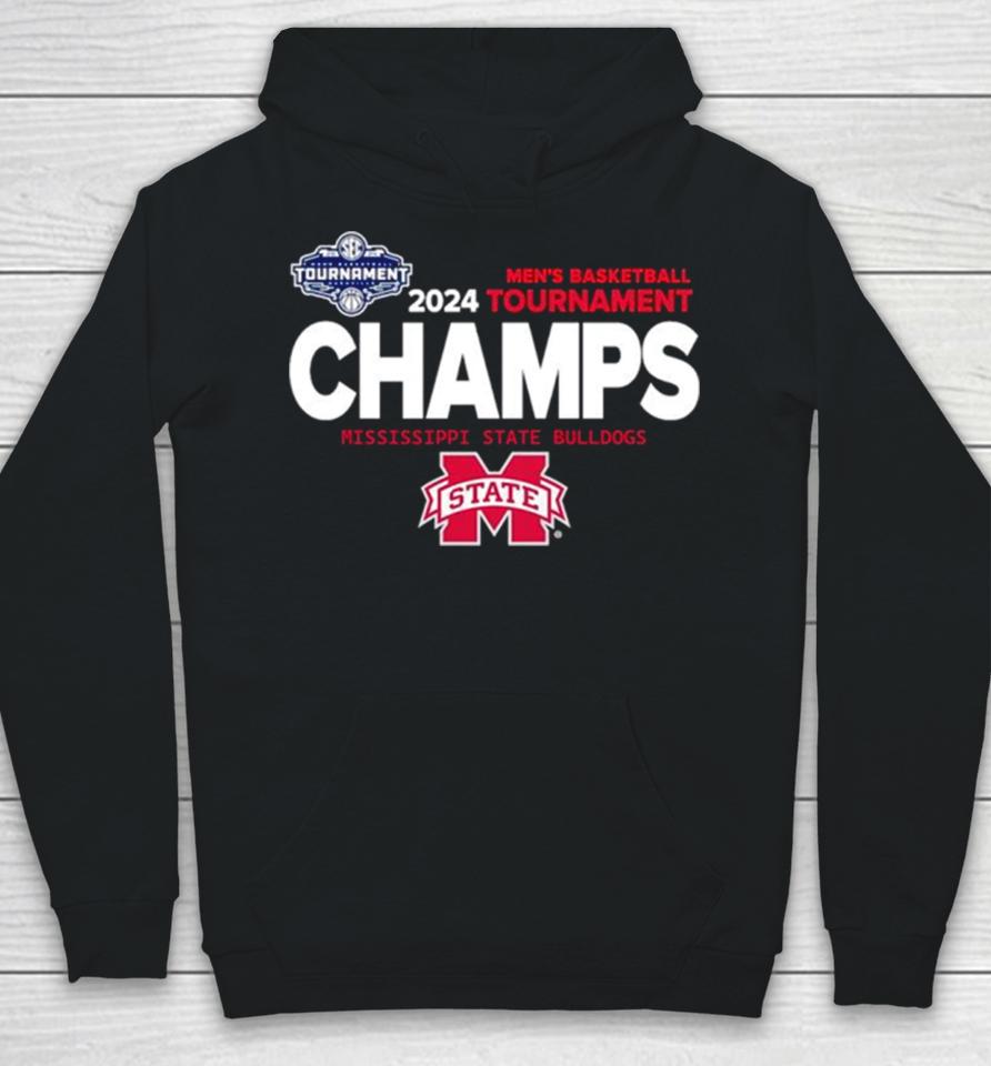 Mississippi State Bulldogs 2024 Men’s Basketball Tournament Champs Hoodie