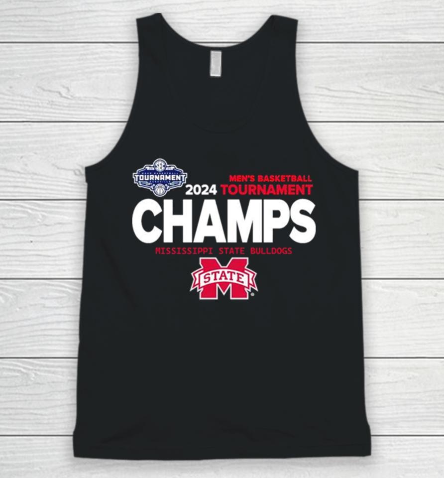 Mississippi State Bulldogs 2024 Men’s Basketball Tournament Champs Unisex Tank Top