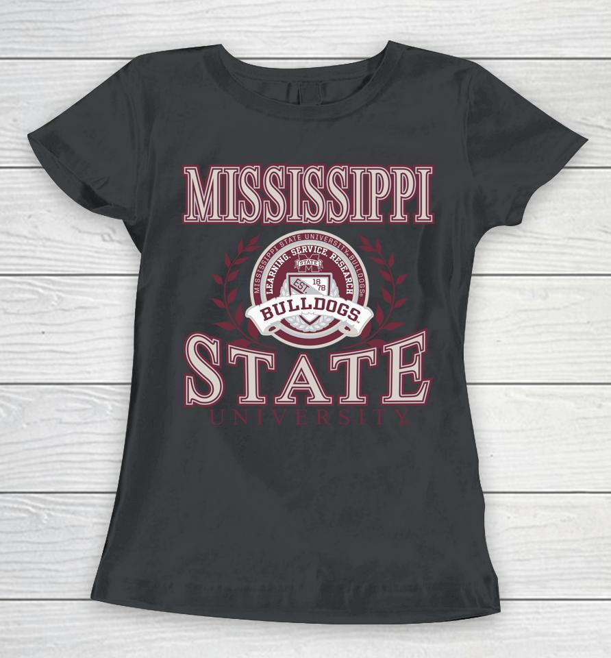 Mississippi State Bulldogs Laurels Women T-Shirt