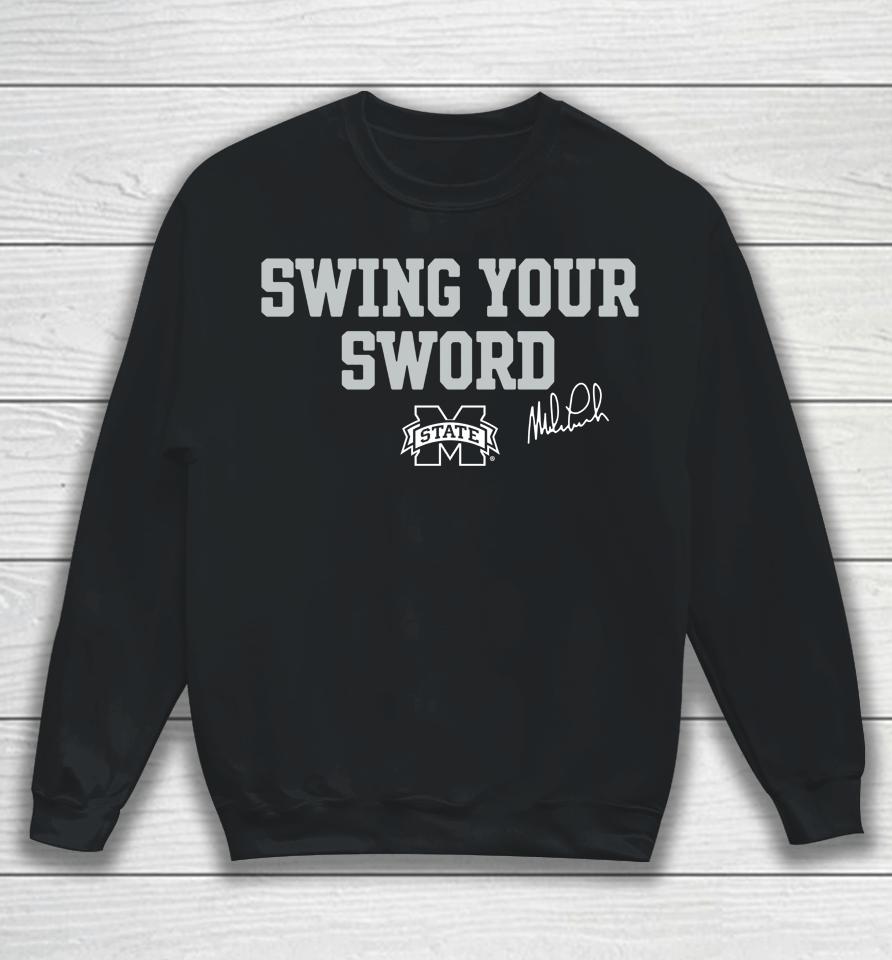 Mississippi State Bulldogs Swing Your Sword Sweatshirt