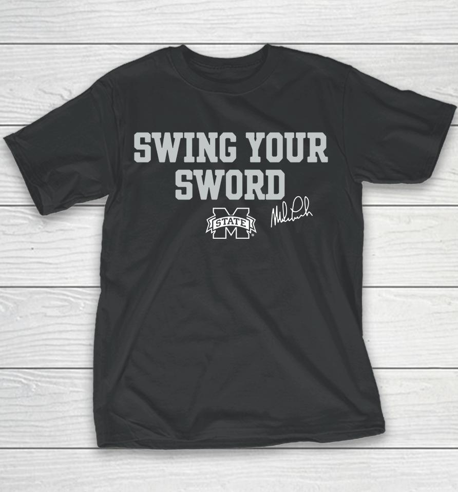 Mississippi State Football Swing Your Sword Youth T-Shirt