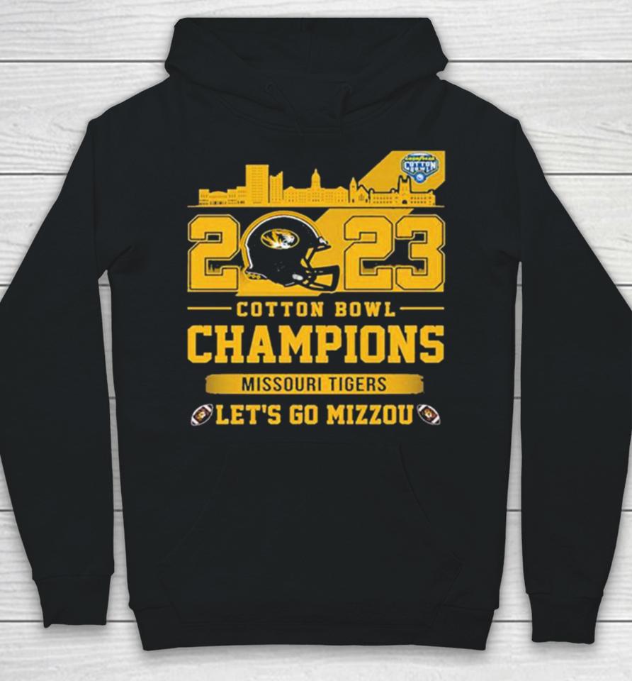 Missouri Tigers 2023 Cotton Bowl Champions Let’s Go Mizzou Hoodie