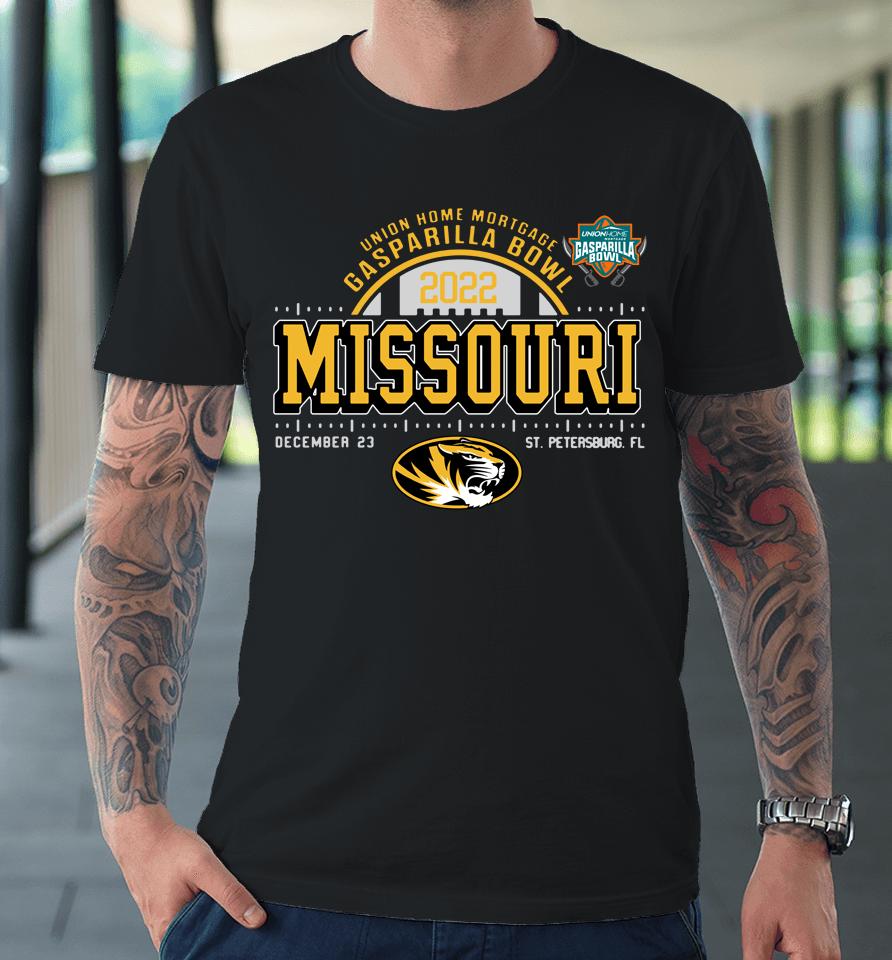 Missouri Tigers Black Gasparilla Bowl Bound Rallyhouse Premium T-Shirt