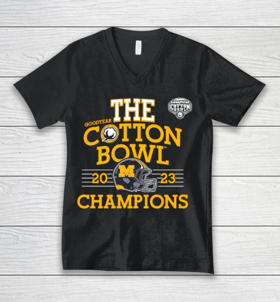 Missouri Tigers The Goodyear Cotton Bowl 2023 Champions Unisex V-Neck T-Shirt