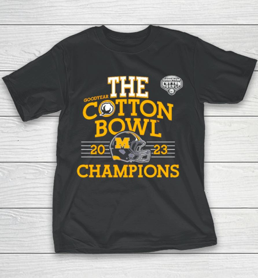 Missouri Tigers The Goodyear Cotton Bowl 2023 Champions Youth T-Shirt
