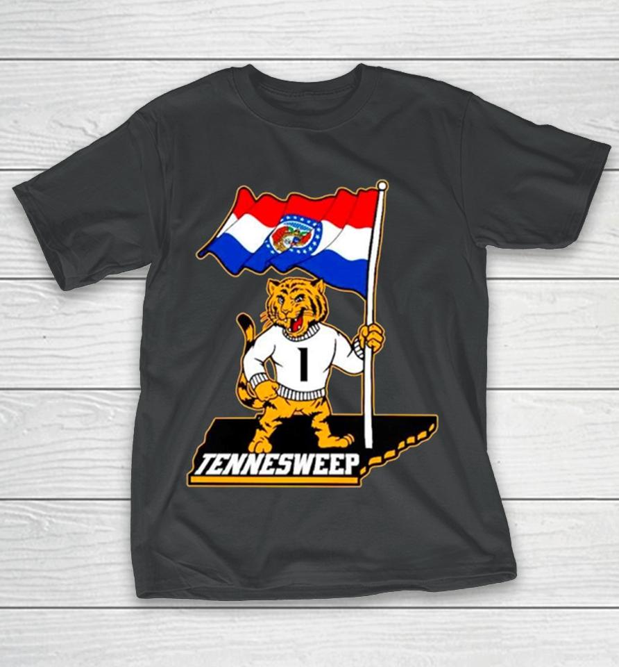 Missouri Tigers Vs. Tennessee Volunteers Tennesweep T-Shirt
