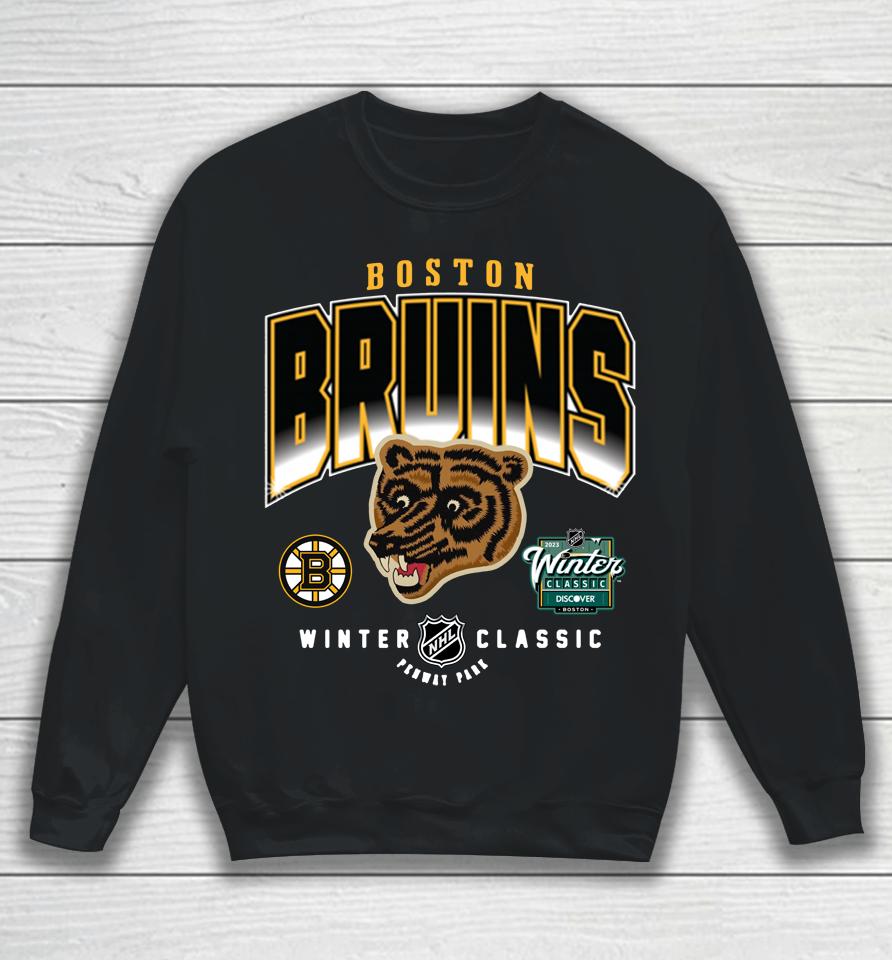Mitchell And Ness Boston Bruins 2023 Nhl Winter Classic Sweatshirt