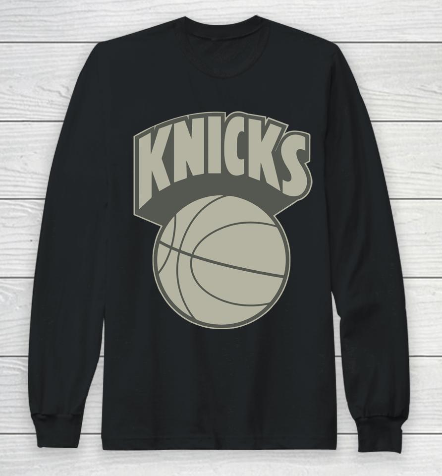 Mitchell And Ness Knicks Long Sleeve T-Shirt