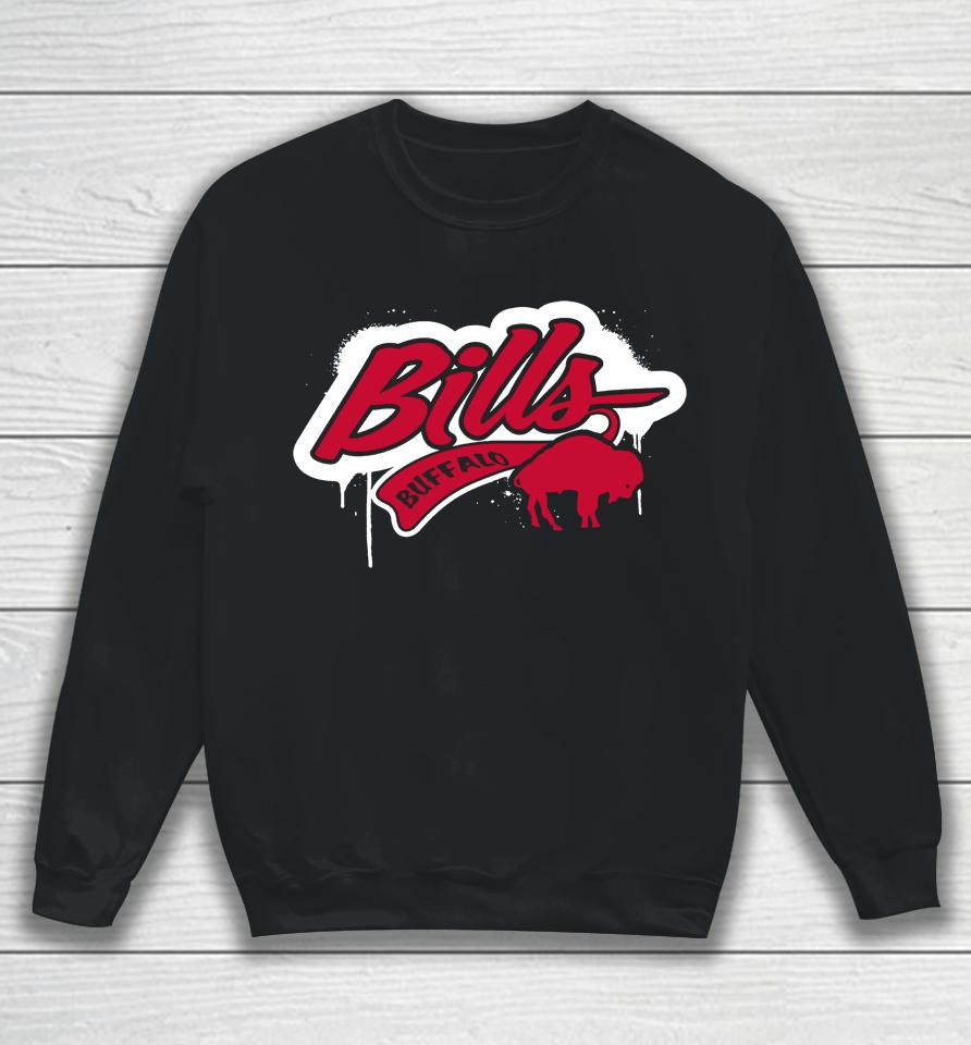 Mitchell And Ness Youth Buffalo Bills Light Up Royal Sweatshirt