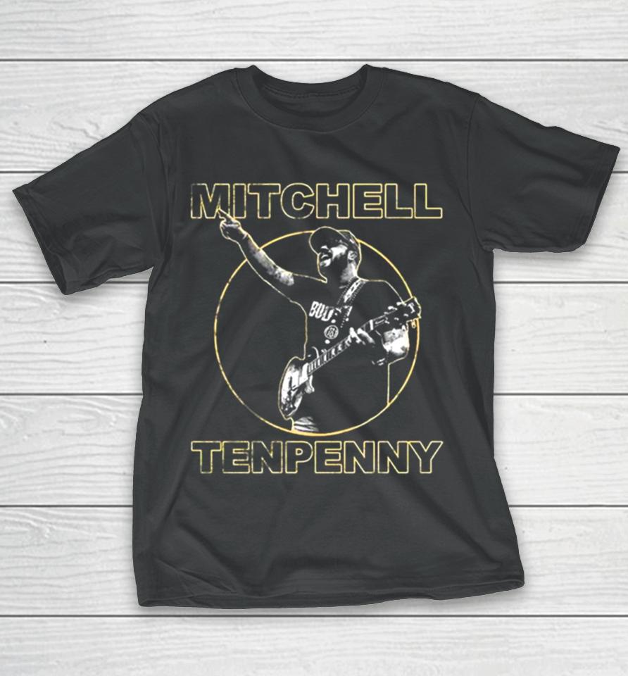 Mitchell Tenpenny Black Retro Photo T-Shirt