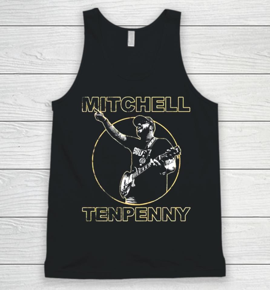 Mitchell Tenpenny Black Retro Photo Unisex Tank Top