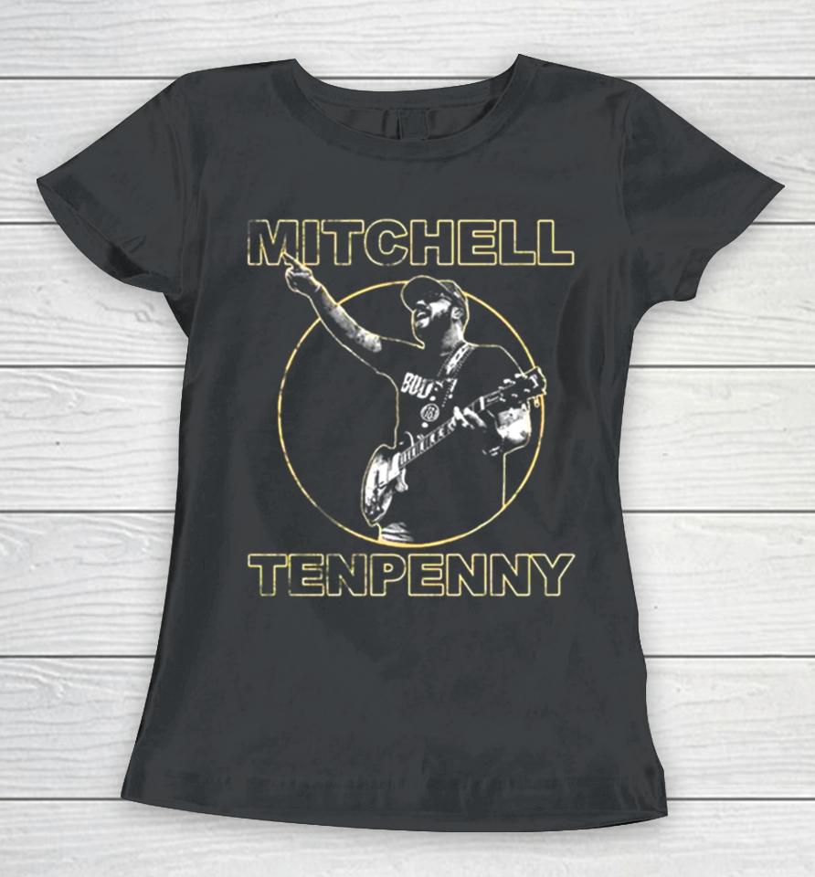 Mitchell Tenpenny Black Retro Photo Women T-Shirt