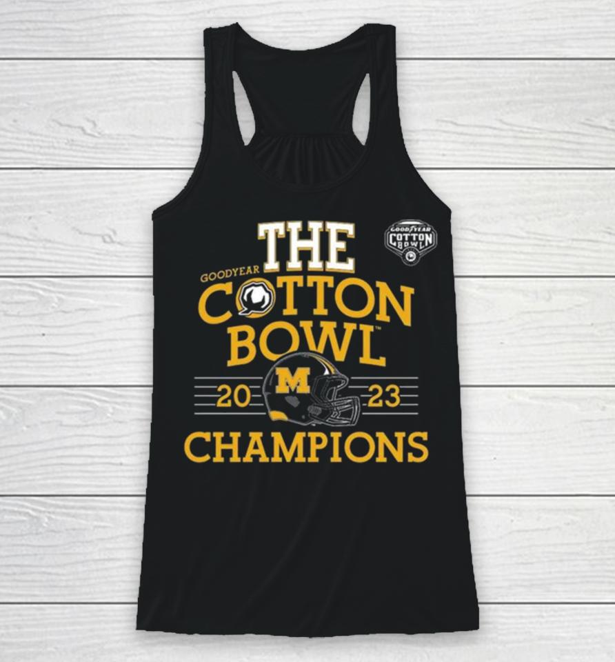 Mizzou Tigers The Goodyear Cotton Bowl 2023 Champions Helmet Racerback Tank