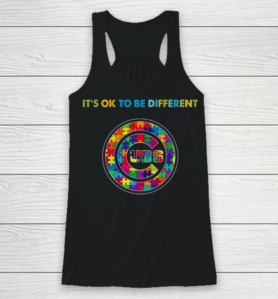 Mlb 2023 Chicago Cubs Autism It’s Ok To Be Different Racerback Tank