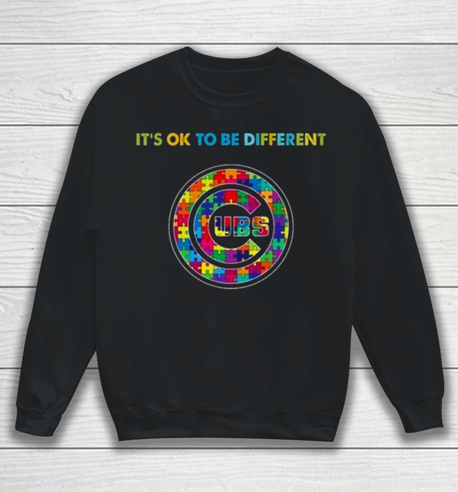 Mlb 2023 Chicago Cubs Autism It’s Ok To Be Different Sweatshirt