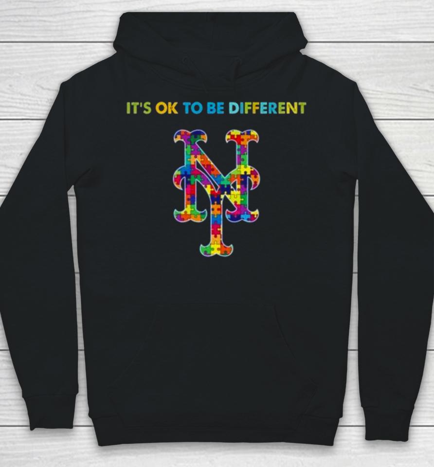 Mlb 2023 New York Mets Autism It’s Ok To Be Different Hoodie