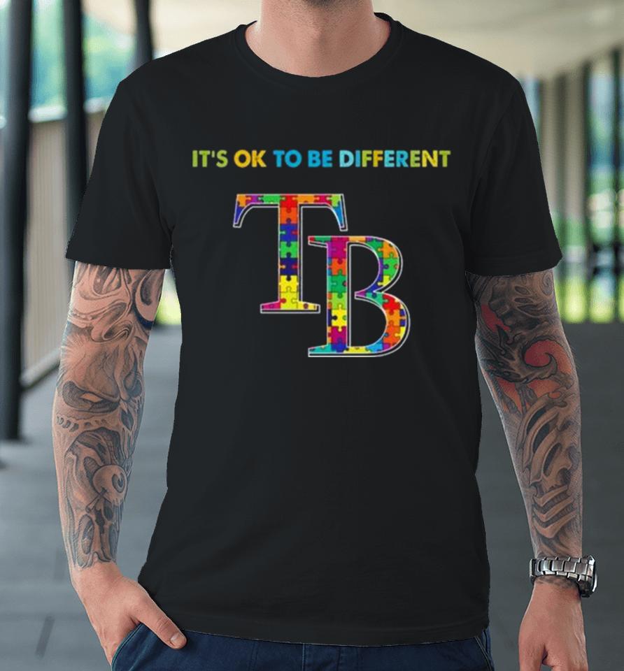 Mlb 2023 Tampa Bay Rays Autism It’s Ok To Be Different Premium T-Shirt