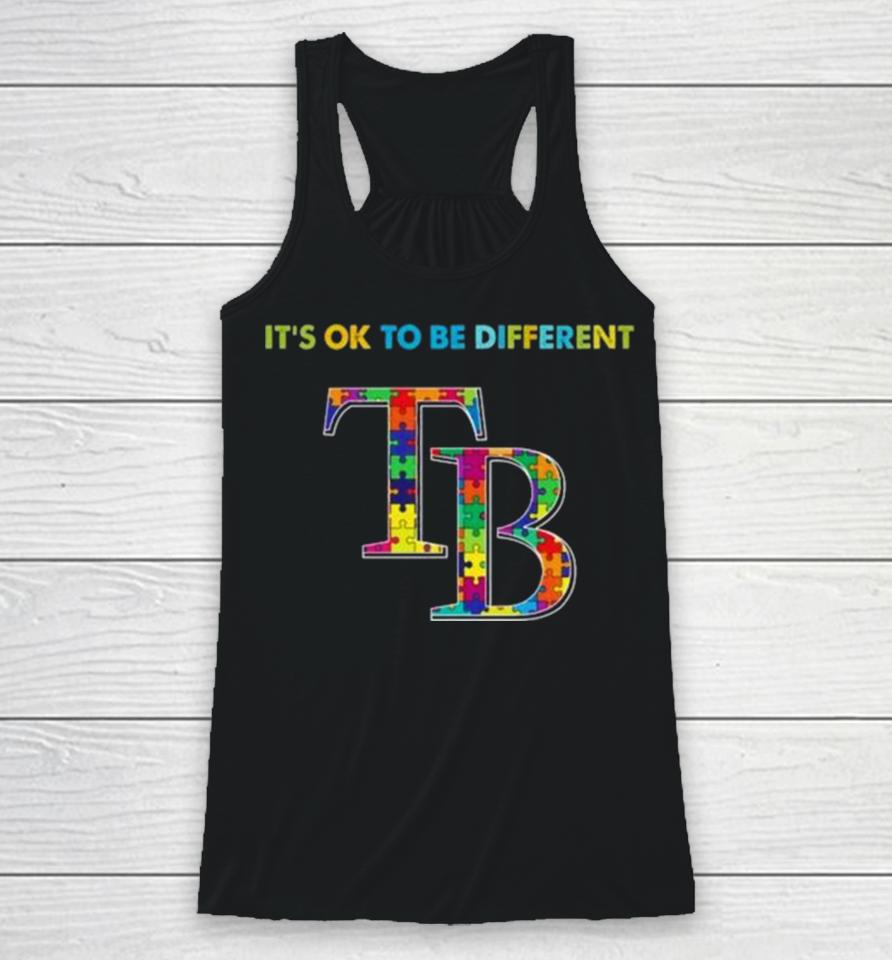 Mlb 2023 Tampa Bay Rays Autism It’s Ok To Be Different Racerback Tank