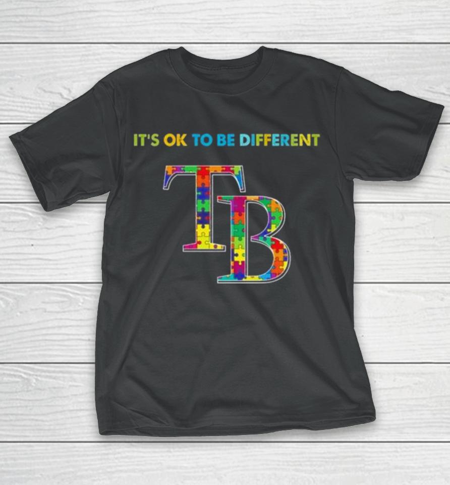 Mlb 2023 Tampa Bay Rays Autism It’s Ok To Be Different T-Shirt