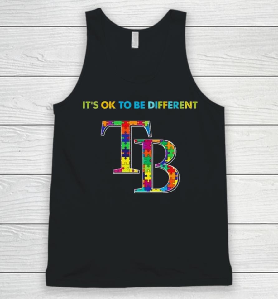 Mlb 2023 Tampa Bay Rays Autism It’s Ok To Be Different Unisex Tank Top