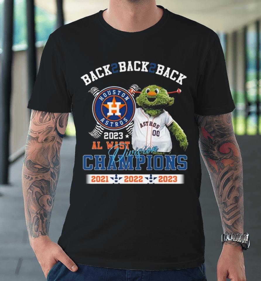 Mlb Houston Astros Back2Back2Back 2023 Al East Division Champions 2021 2022 2023 Premium T-Shirt