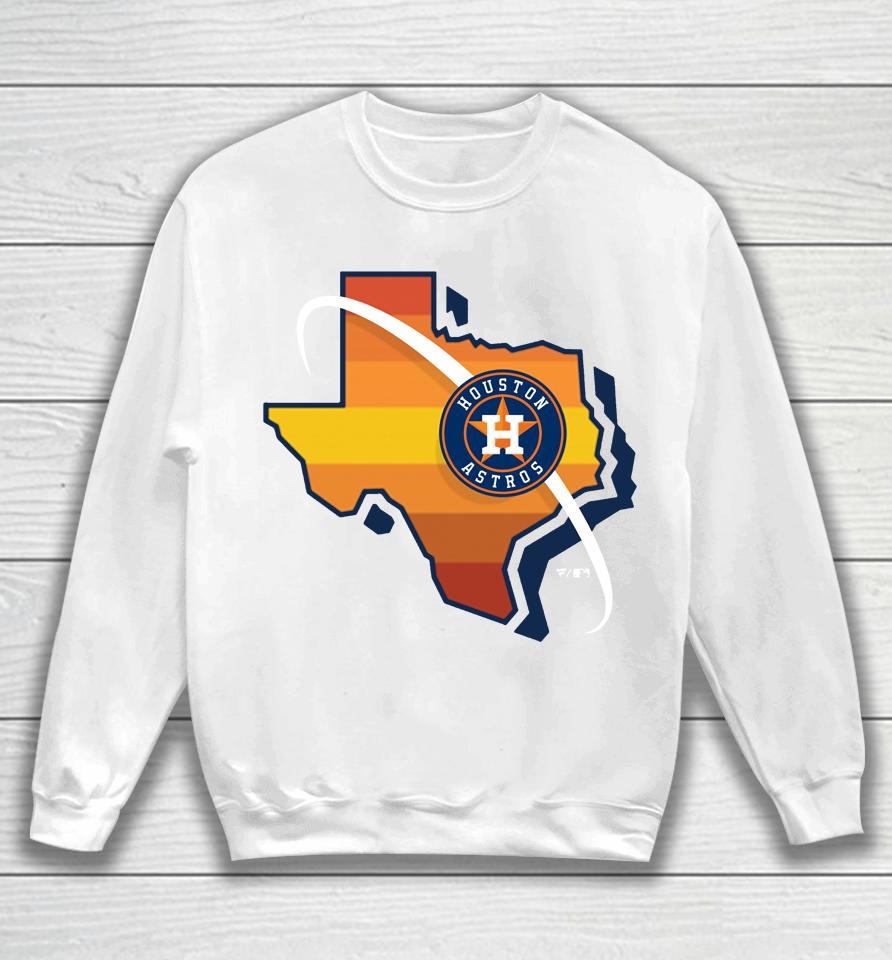 Mlb Men's Houston Astros Orange Hometown Sweatshirt