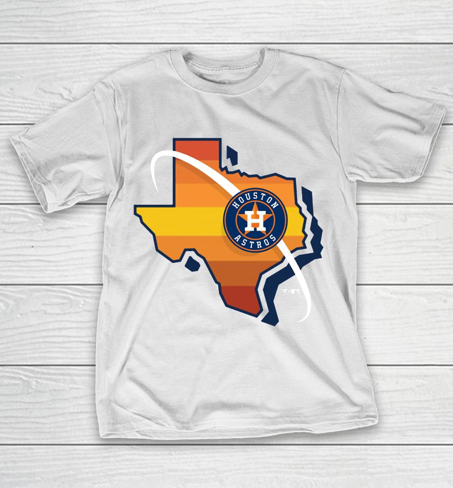 Mlb Men's Houston Astros Orange Hometown T-Shirt