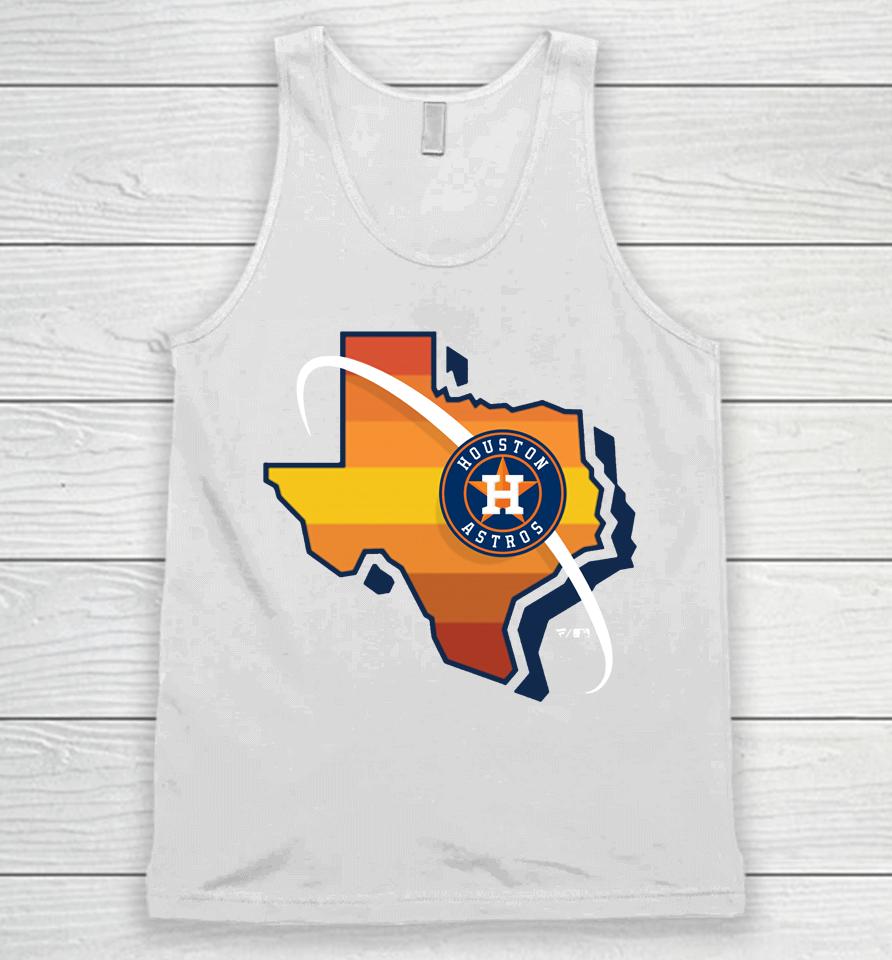 Mlb Men's Houston Astros Orange Hometown Unisex Tank Top