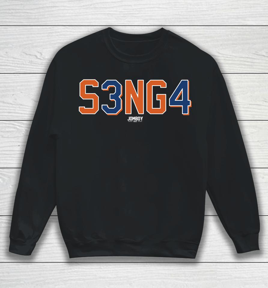 Mlb New York Mets Kodai Senga 34 Sweatshirt