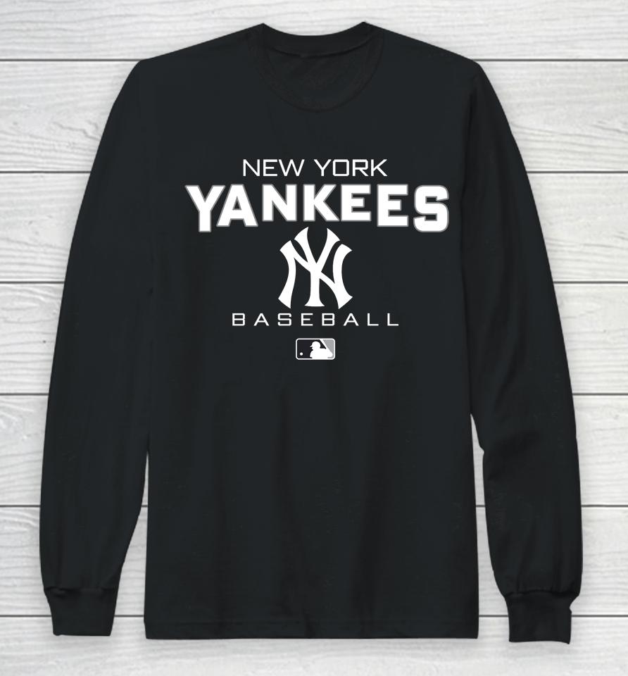 Mlb New York Yankees Baseball Logo Long Sleeve T-Shirt