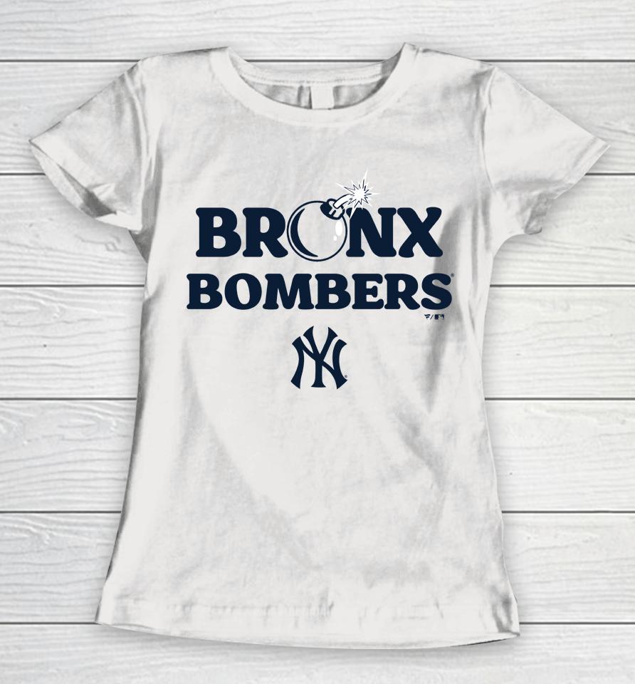 Mlb New York Yankees Fanatics Branded Bronx Bombers Women T-Shirt