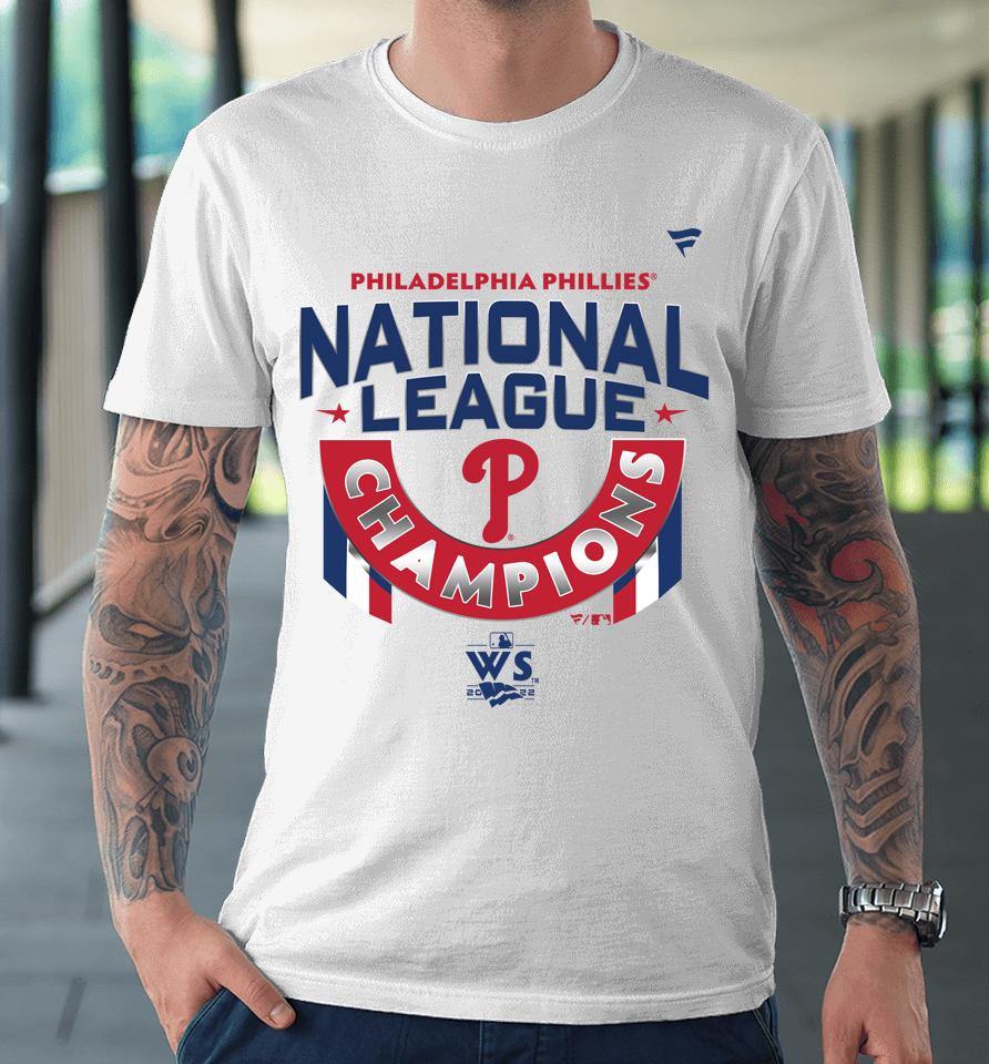 Mlb Philadelphi Phillies Fanatics Branded White 2022 National League Champions Premium T-Shirt