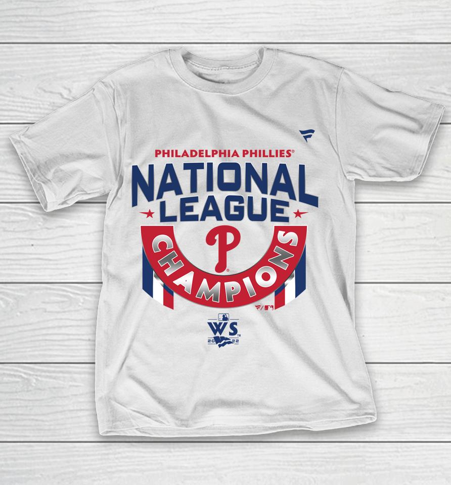 Mlb Philadelphi Phillies Fanatics Branded White 2022 National League Champions T-Shirt