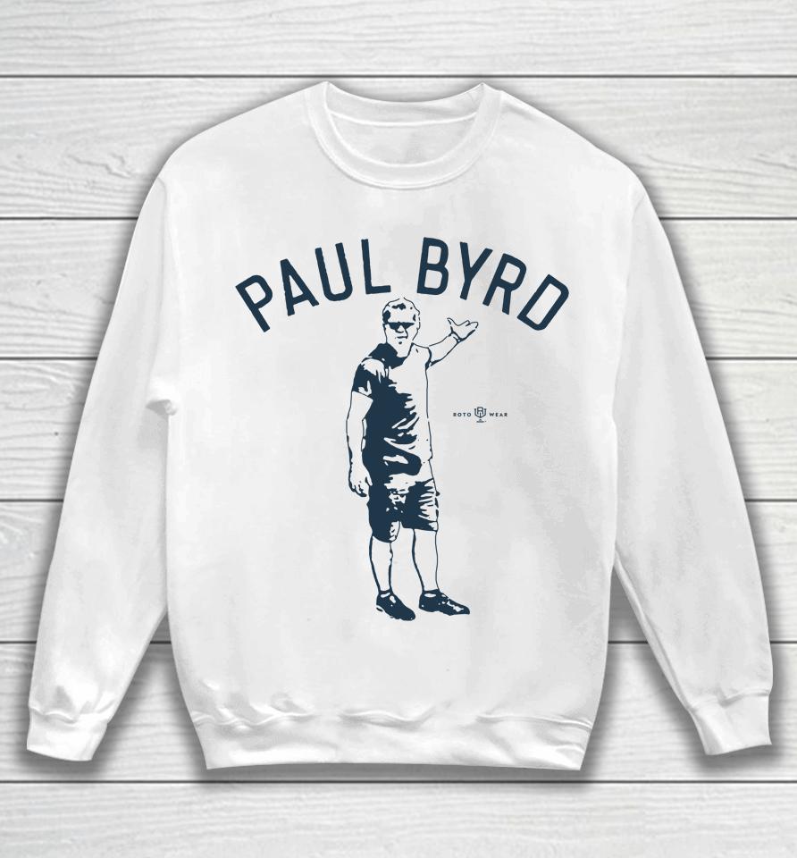 Mlb Press Box Rotowear Store Paul Byrd Sweatshirt