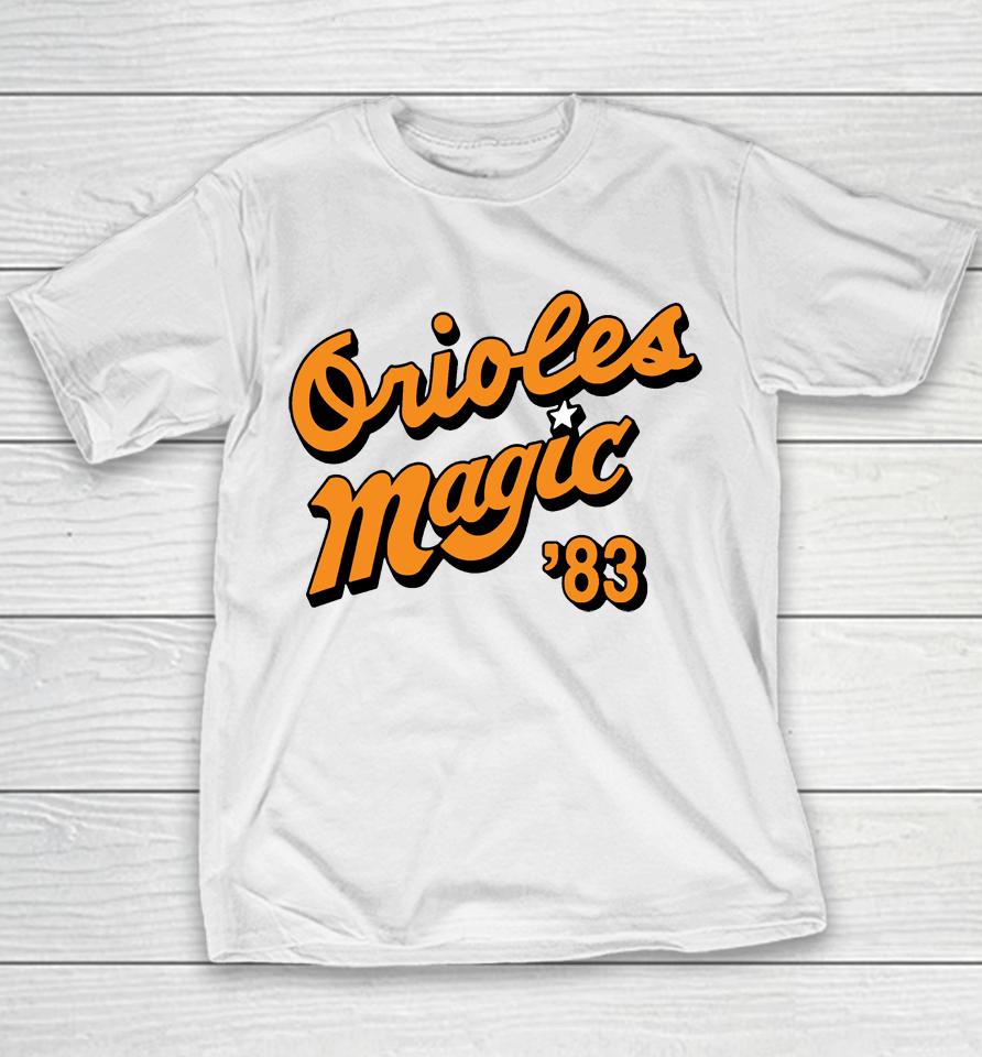 Mlb Shop Homage Baltimore Orioles Hyper Local Youth T-Shirt