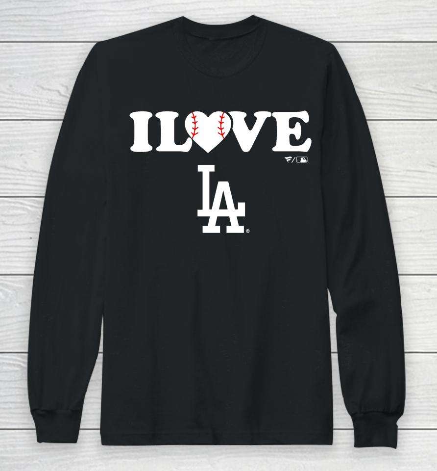 Mlb Shop Los Angeles Dodgers Fanatics I Love La Long Sleeve T-Shirt