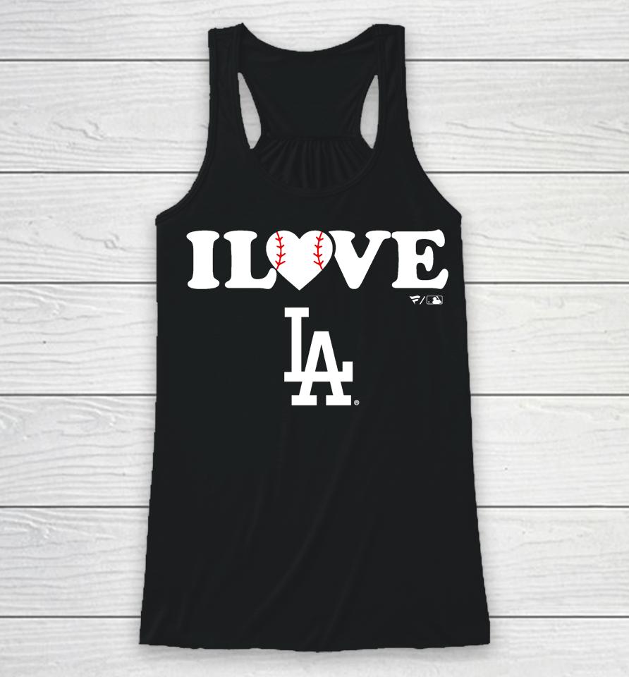 Mlb Shop Los Angeles Dodgers Fanatics I Love La Racerback Tank