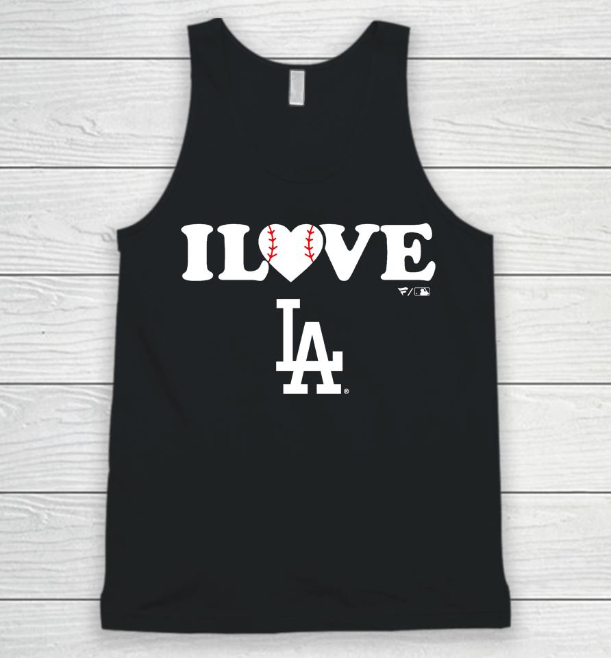 Mlb Shop Los Angeles Dodgers Fanatics I Love La Unisex Tank Top