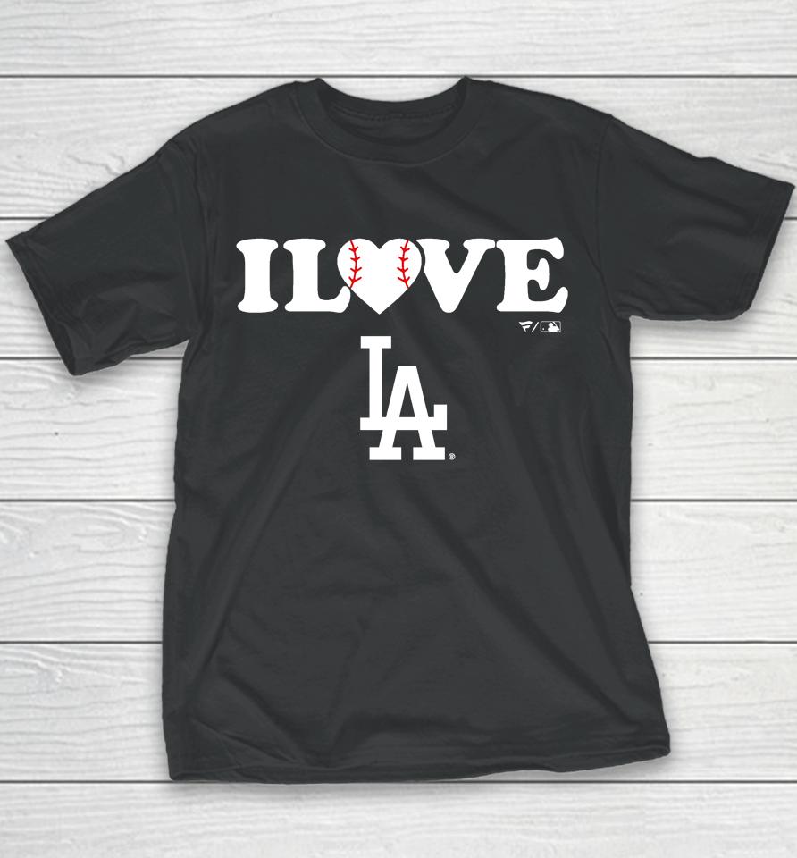 Mlb Shop Los Angeles Dodgers Fanatics I Love La Youth T-Shirt
