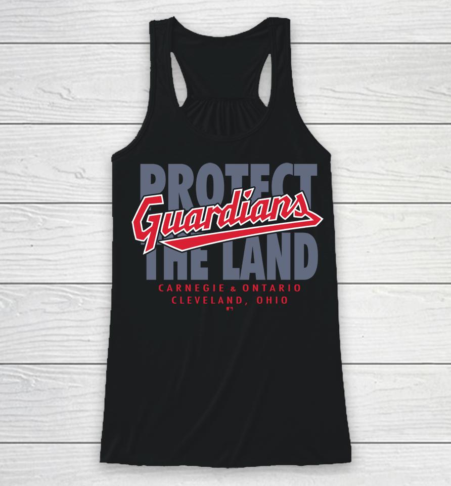 Mlb Shop Men's Cleveland Guardians Protect The Land Racerback Tank