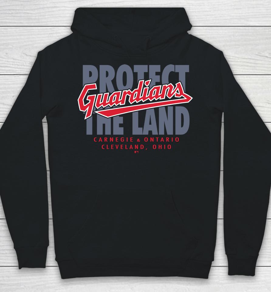 Mlb Shop Men's Cleveland Guardians Protect The Land Hoodie