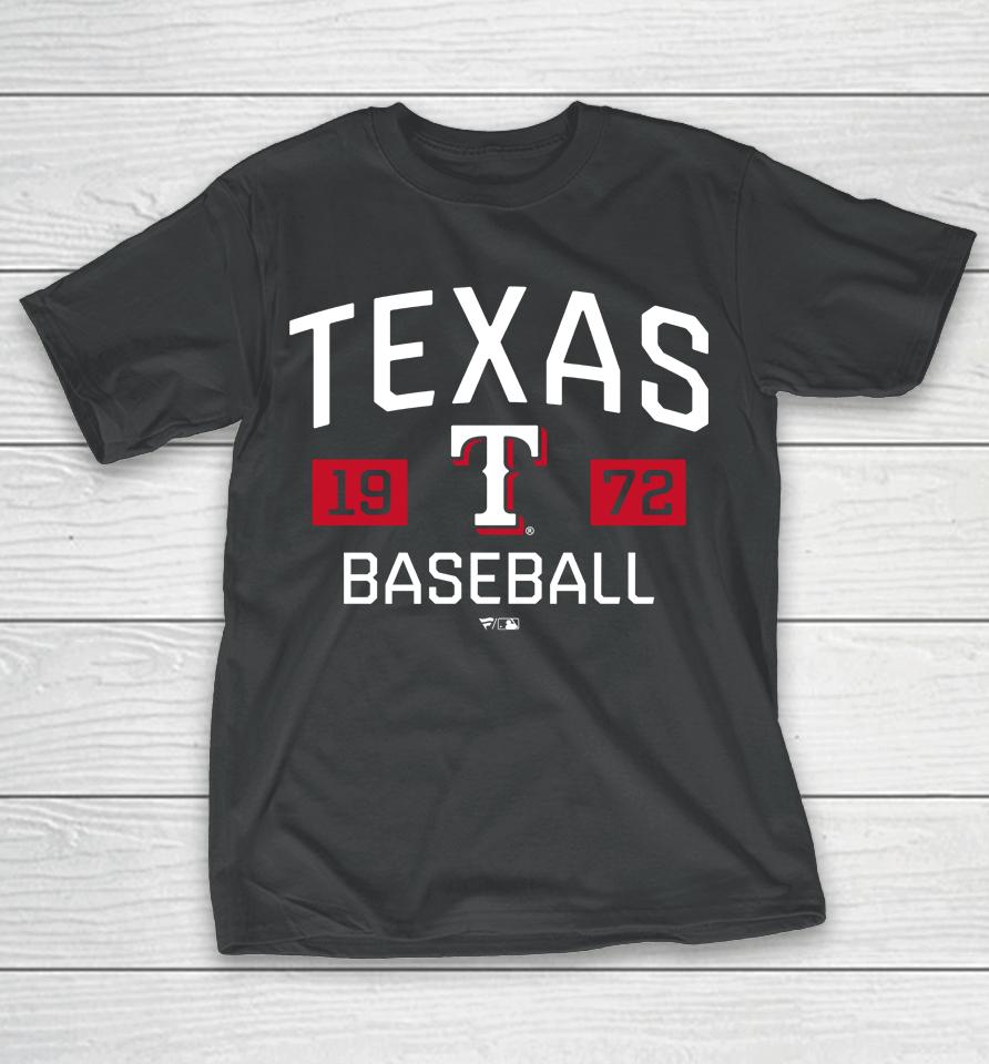 Mlb Shop Texas Rangers Fanatics Branded Royal Chip In T-Shirt